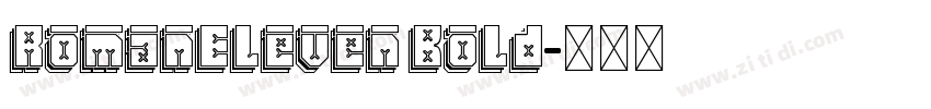 RomanEleven Bold字体转换
